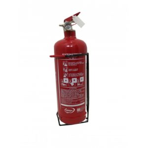 Extincteur poudre 2 kg avec support